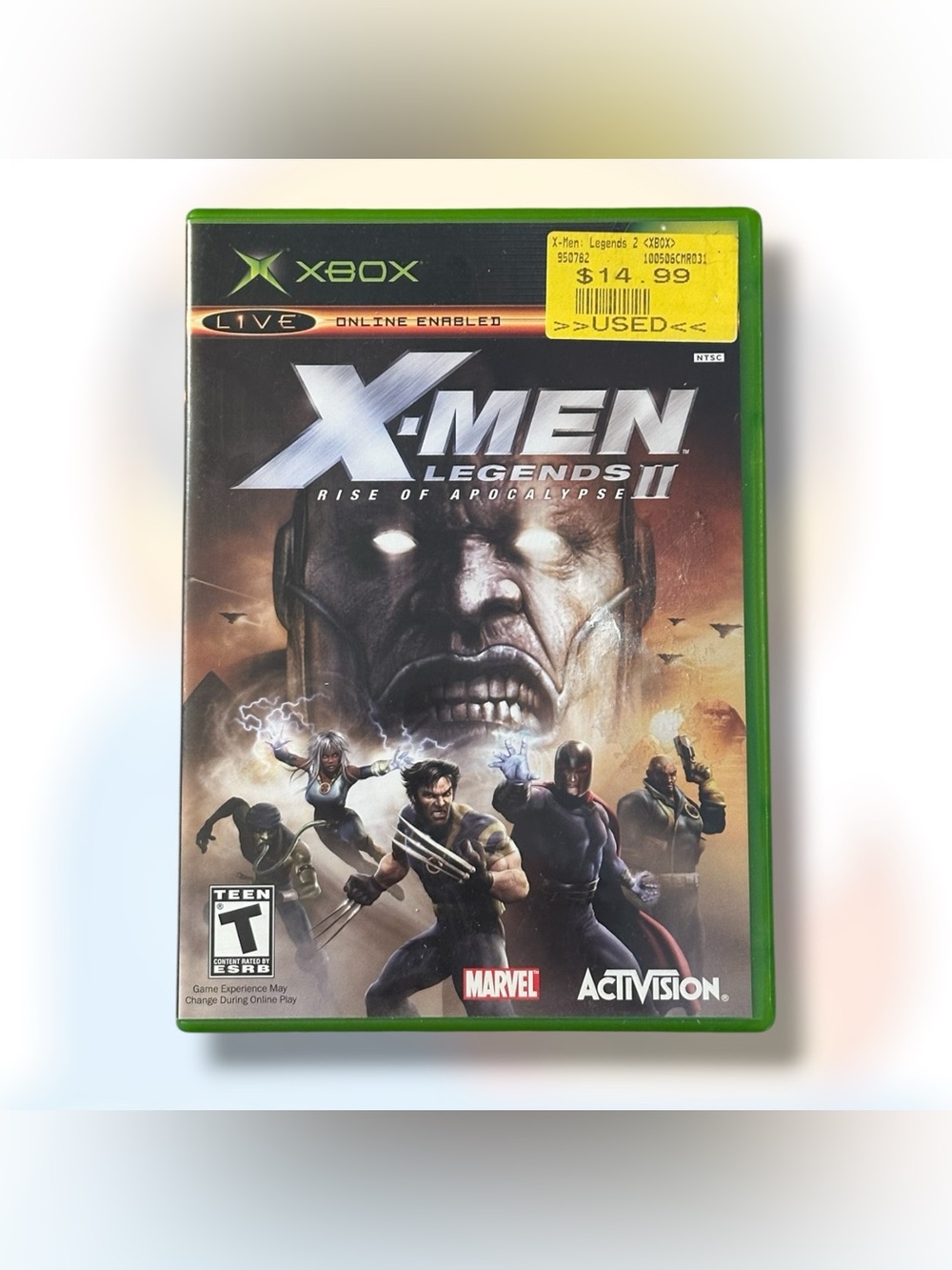 X-Men Legends II: Rise Of Apocalypse XBox Video Game